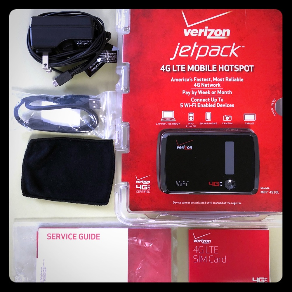 Verizon Jetpack 4G LTE Mobile Hotspot MiFi 4510L